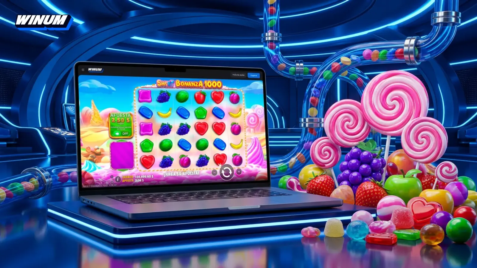 Sweet Bonanza 1000 en Winum Argentina: reseña con demo, RTP y x1000